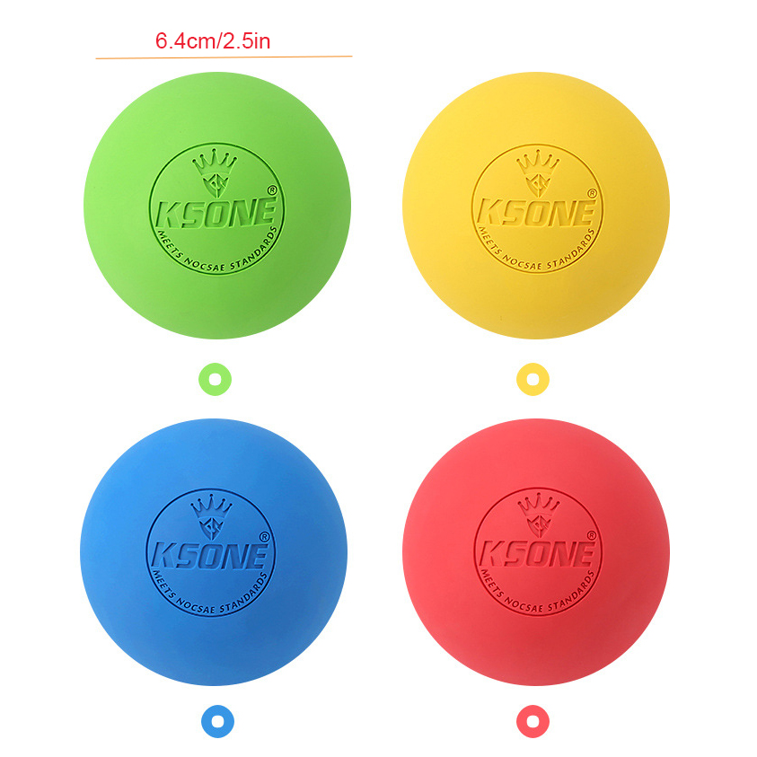 Pilates Toning Ball - Solid Color KSONE Yoga Fascia Ball,Silicone