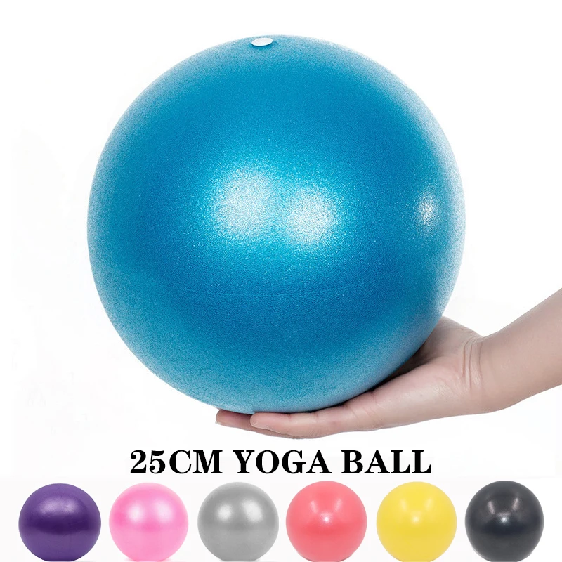 Pilates Toning Ball - 25cm Mini Yoga Ball Fitness Pilates