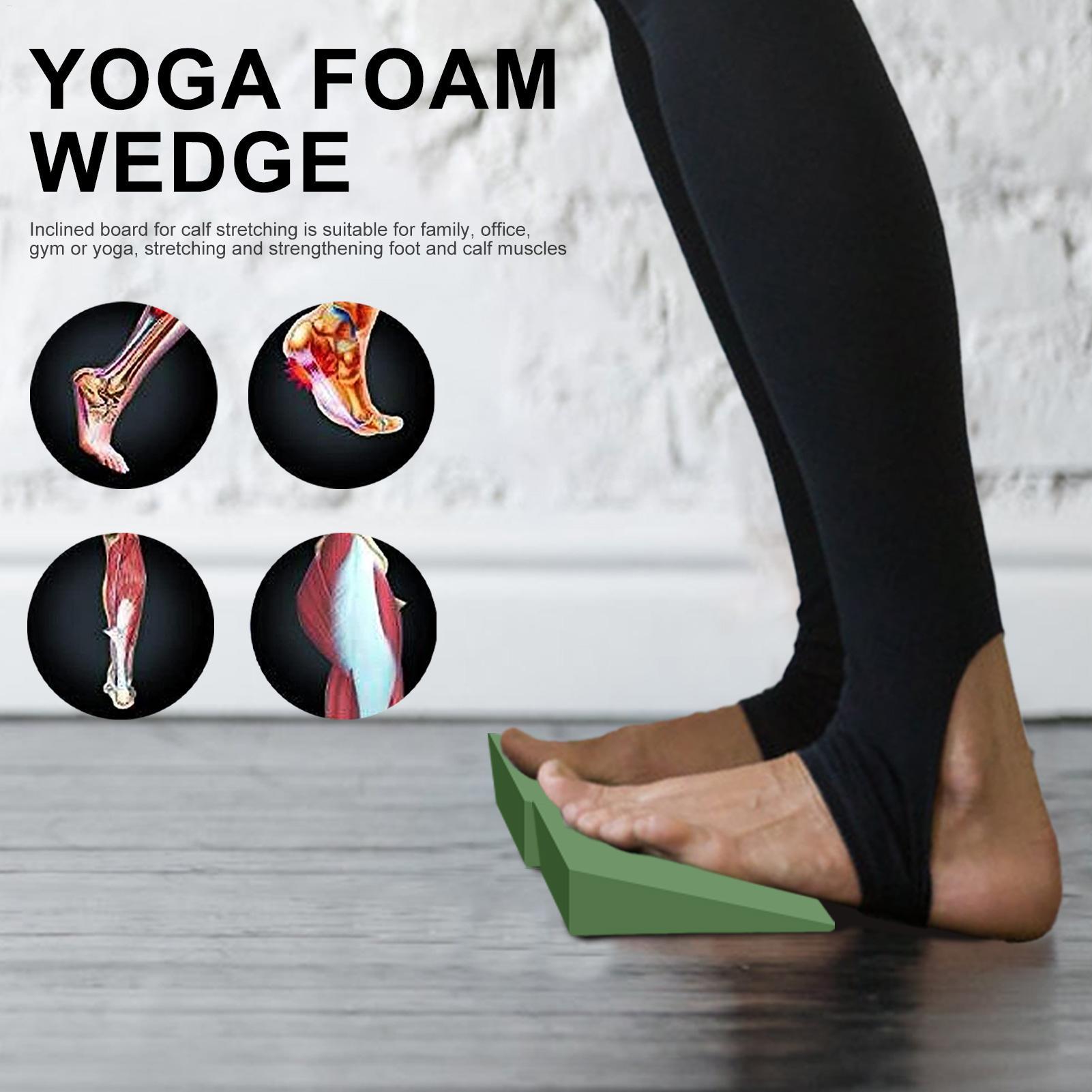Pilates Yoga Block Exercises - Yoga Wedge Blocks EVA Foam Yoga