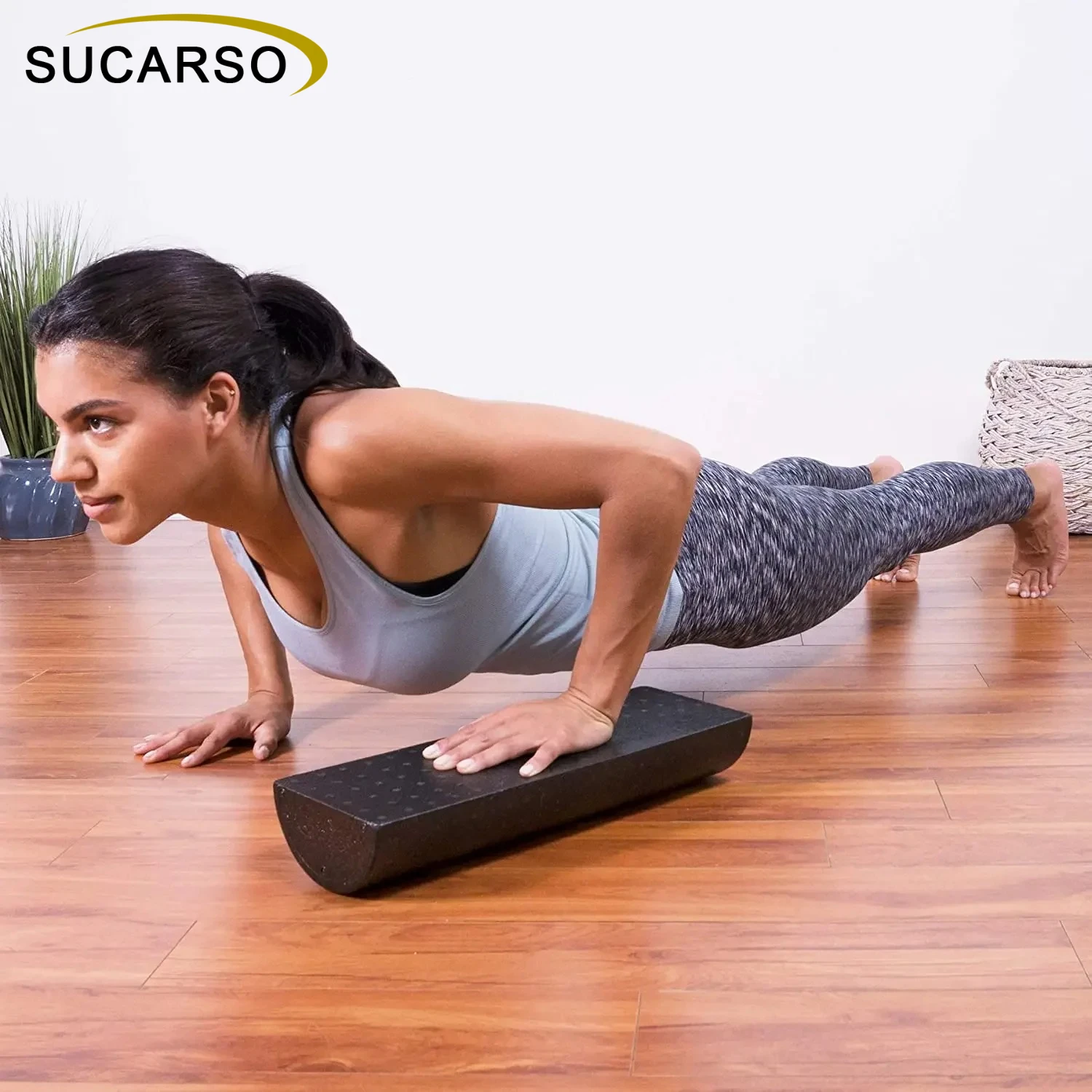 Pilates Yoga Block Exercises - New Half Round Epp Foam Roller