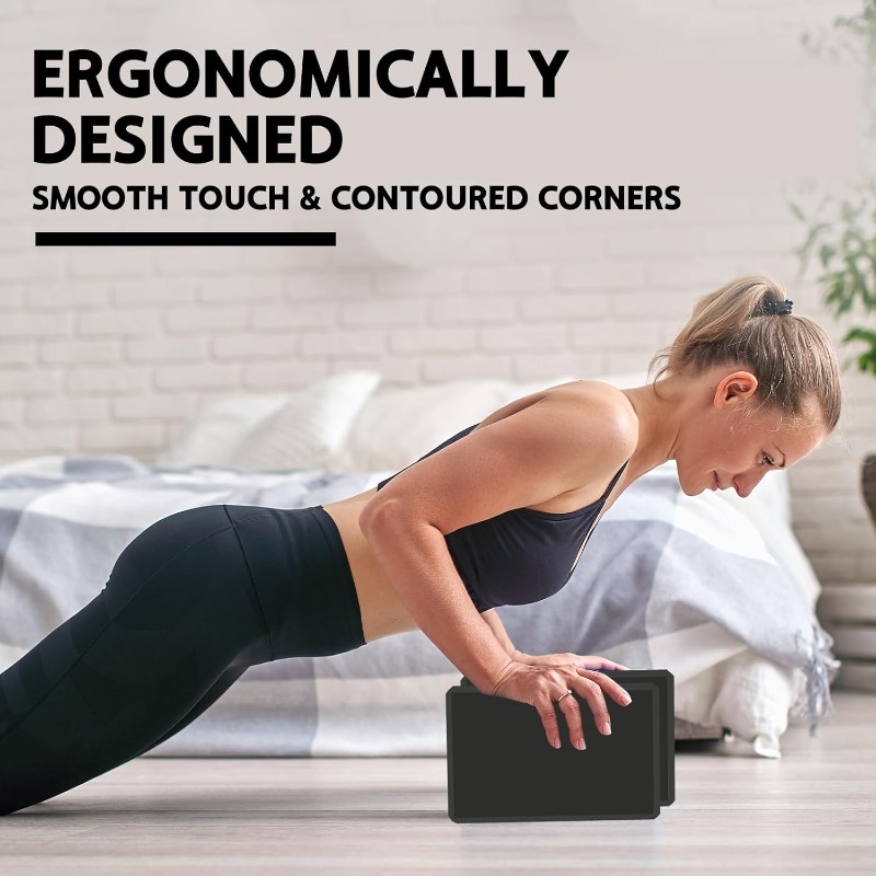 Pilates Yoga Block Exercises - 1Pair for Sports Supplies Exercise Home