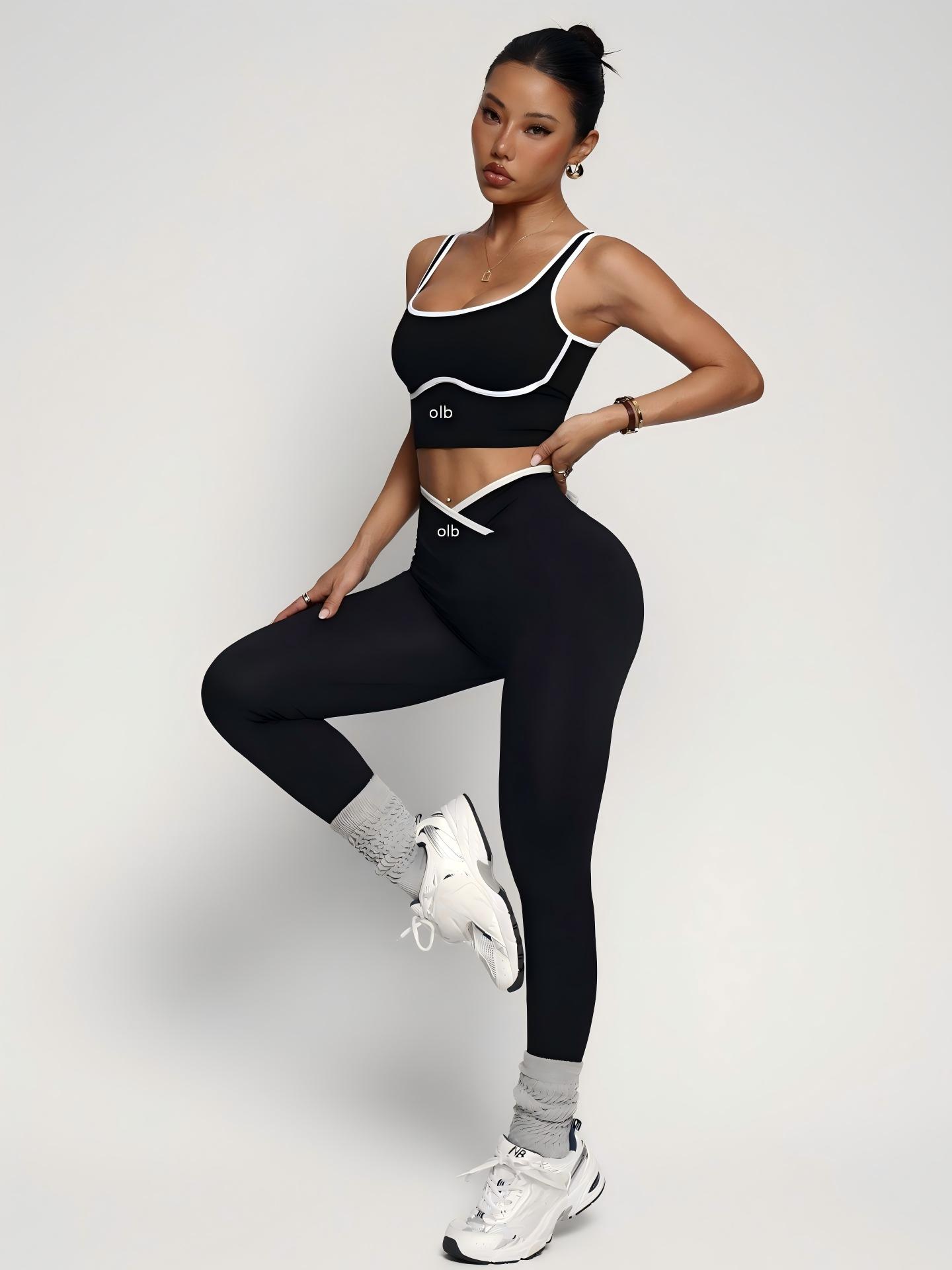 Pilates Yoga Jacket - 2-piece new sports bra vest pants
