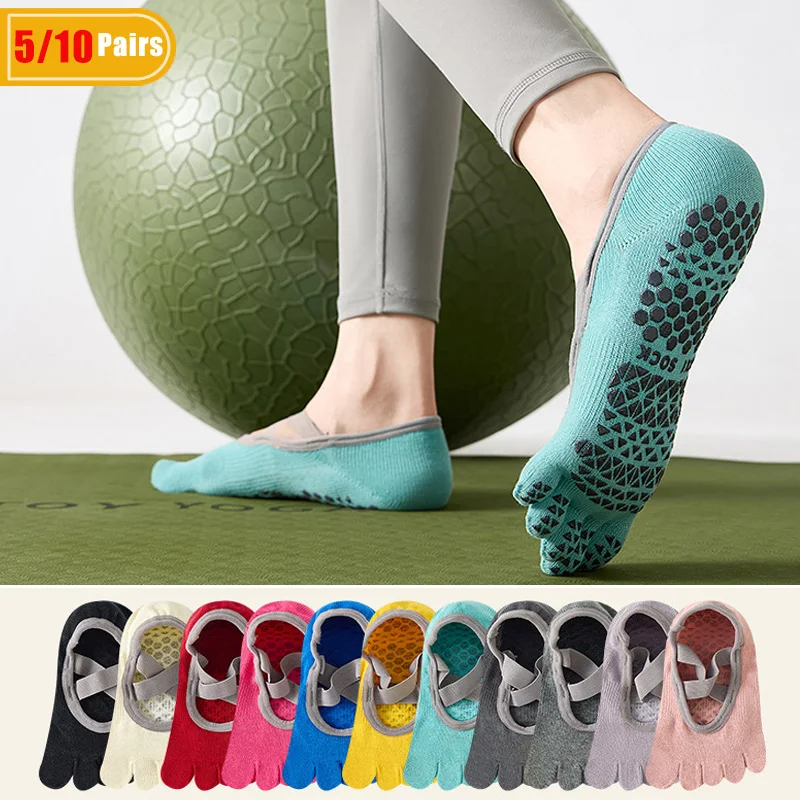 Yoga Pilates Yoga - 5/10 Pairs Women's Cotton Yoga Five