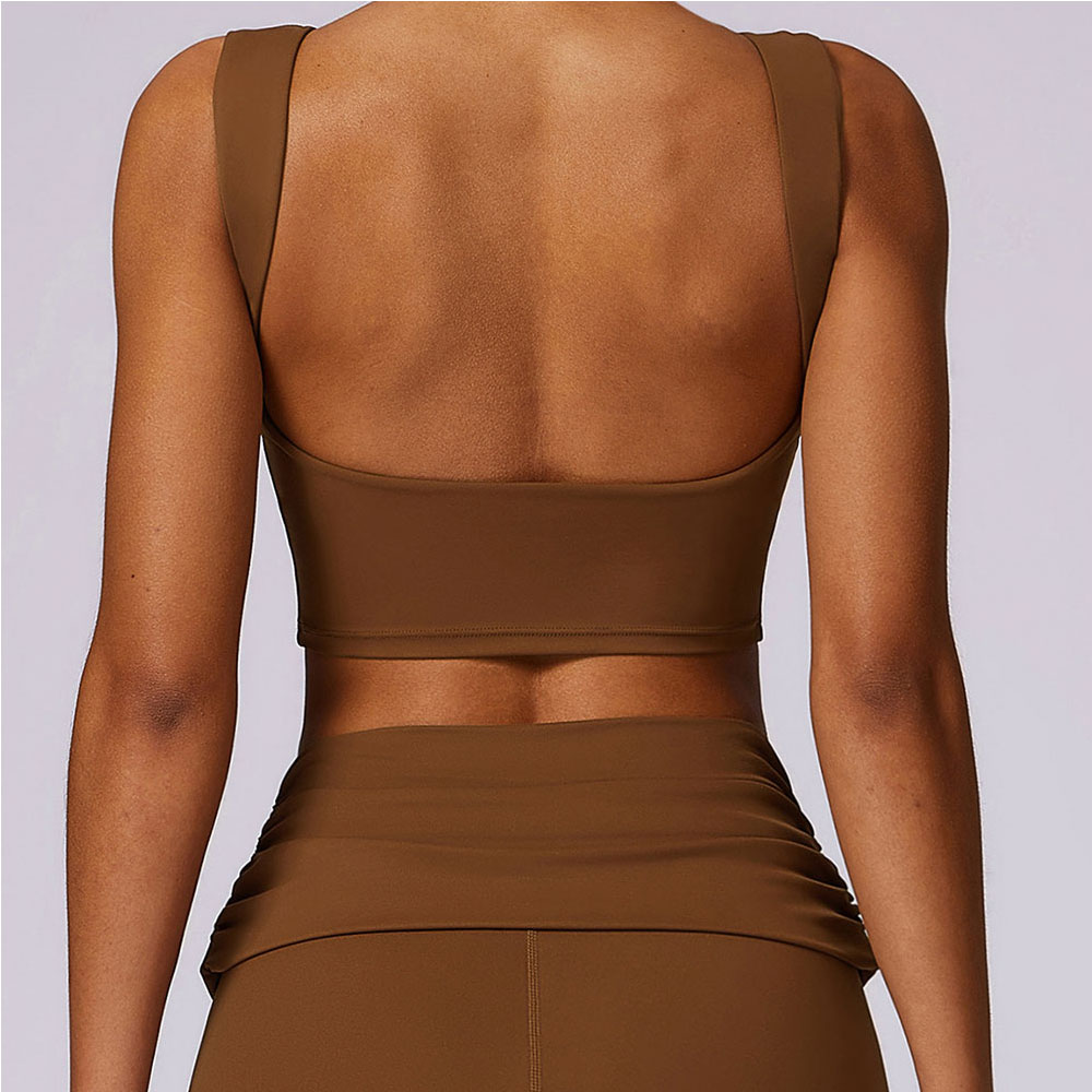 Pilates Yoga Jacket - Women Sports Bras Yoga Top Vest