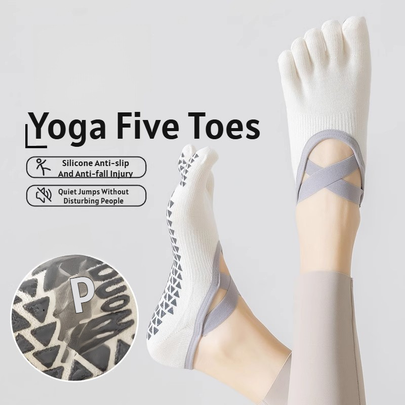 Yoga Pilates Yoga - Summer thin five-finger yoga socks, indoor