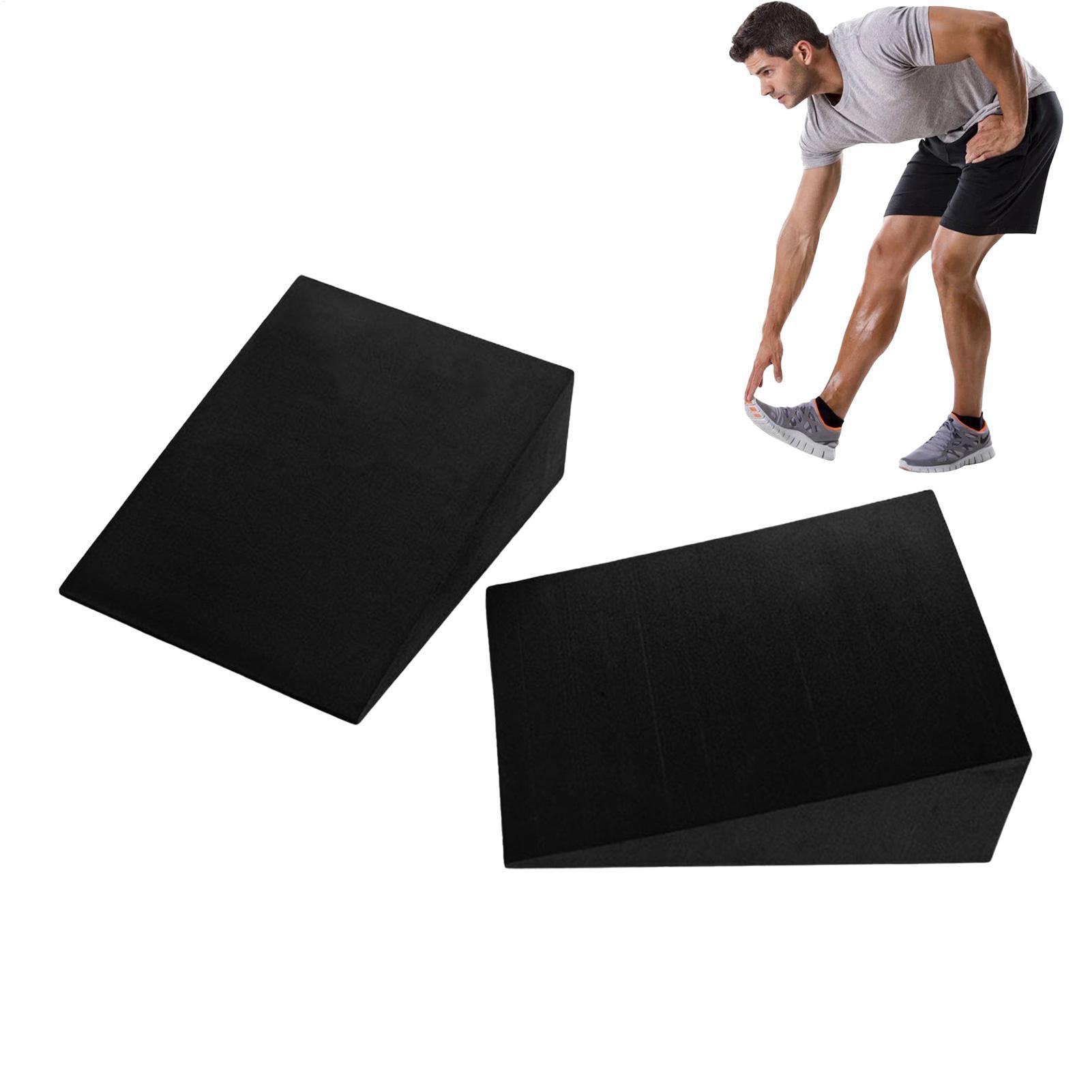 Pilates Yoga Block Exercises - 1Pairs Yoga Wedge Blocks EVA Foam