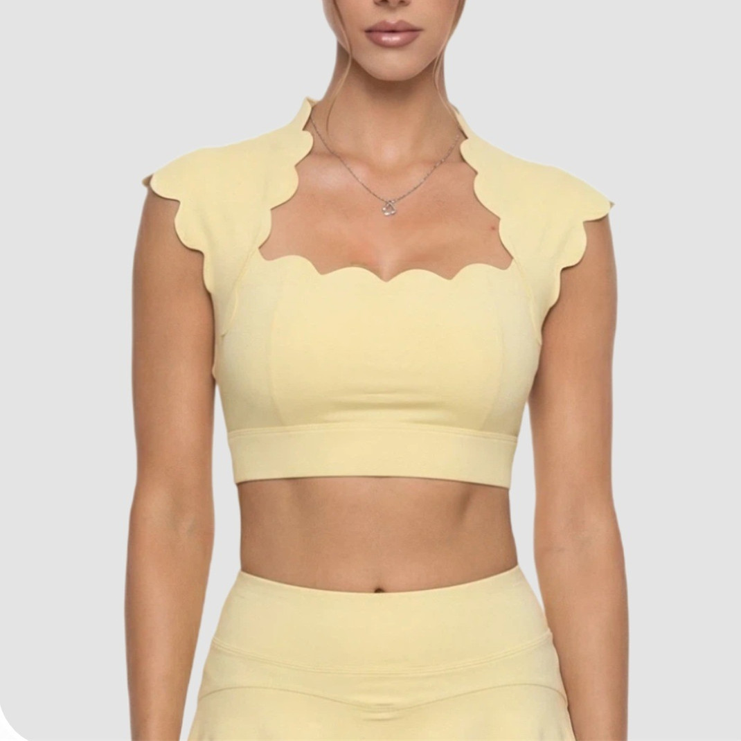 Pilates Yoga Jacket - Pad Wavy Women Sports Vest Yoga