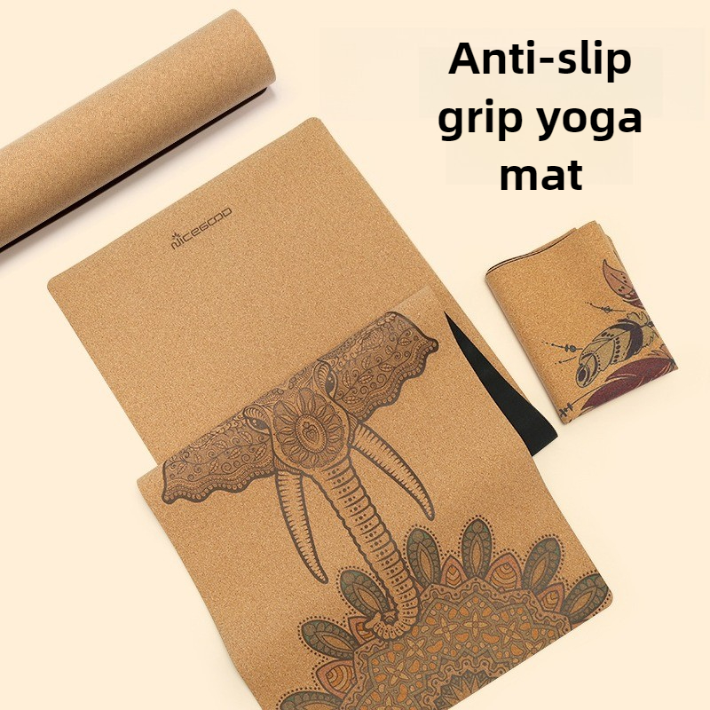 Pilates Yoga Mat Thickness - Pilates Equipment Yoga Mat Anti-Slip Cork