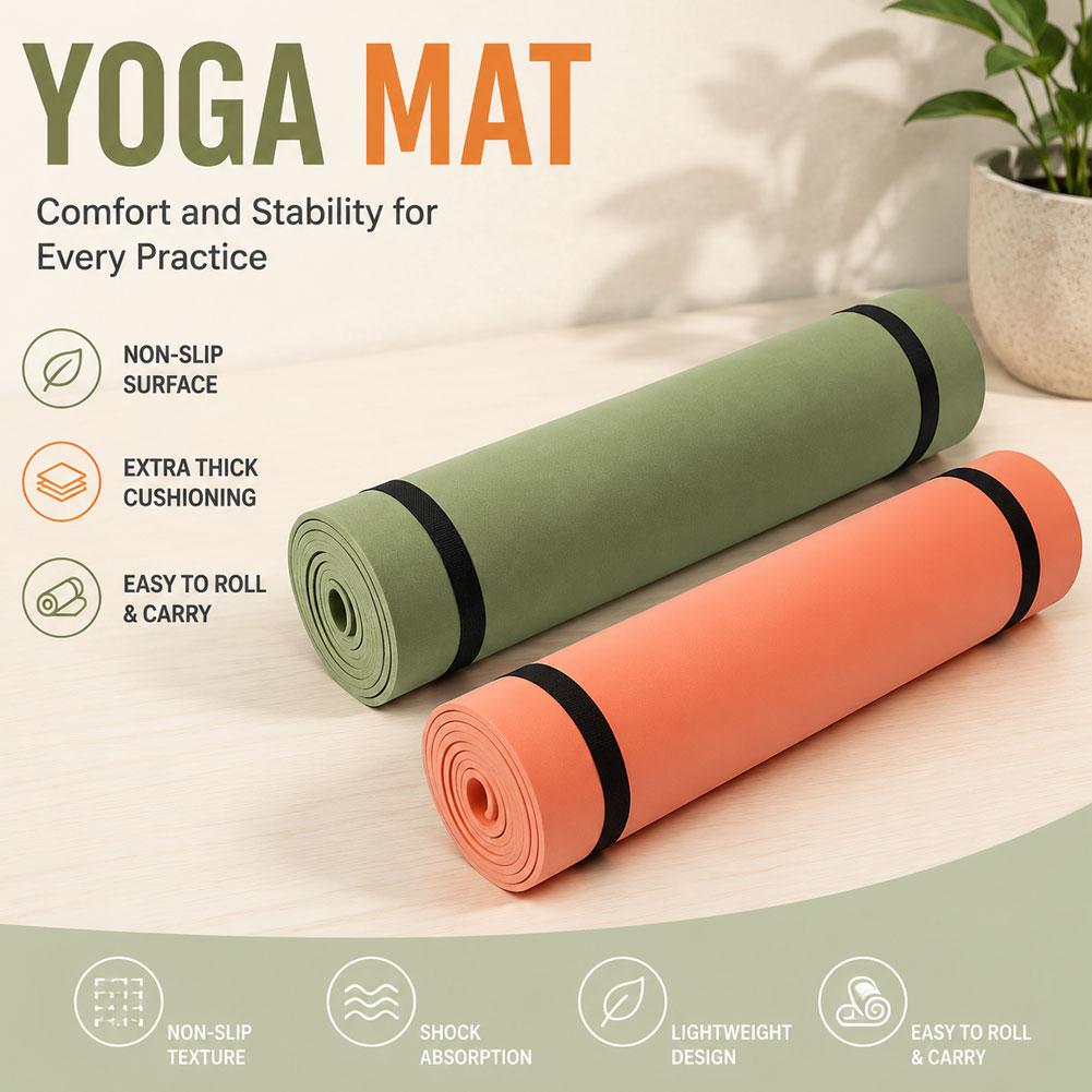 180x50cm Yoga Mats Anti-slip S - Pilates Yoga Shoes recension och pris
