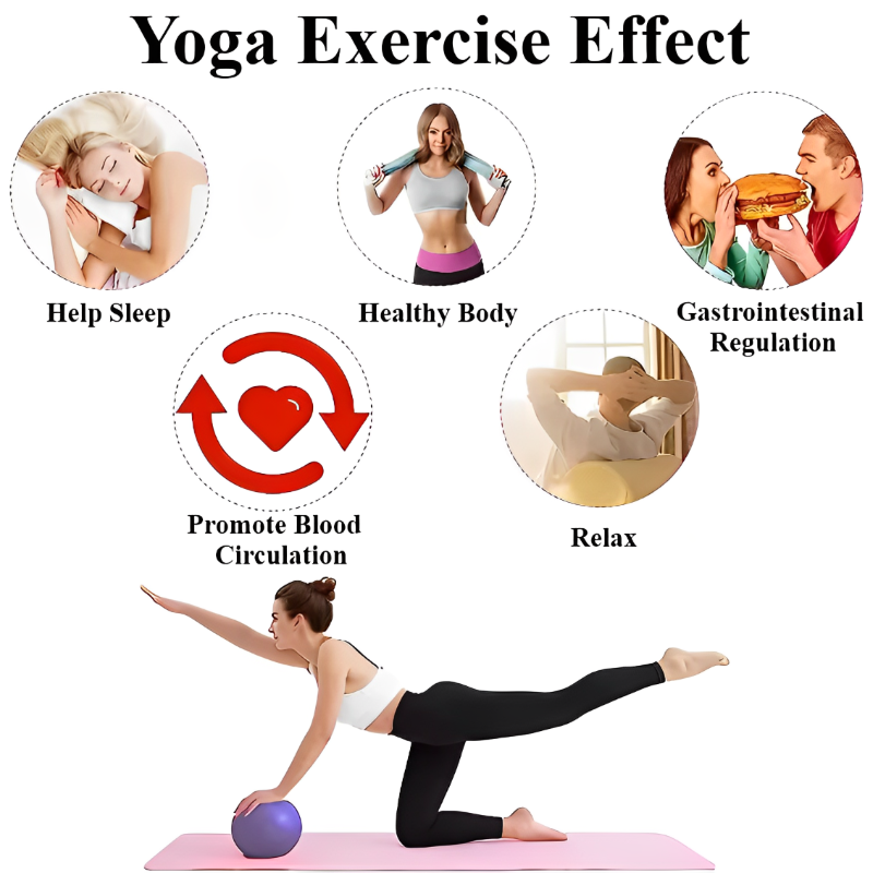 25cm Yoga Ball Exercise Gymnas - Pilates Yoga Shoes recension och pris