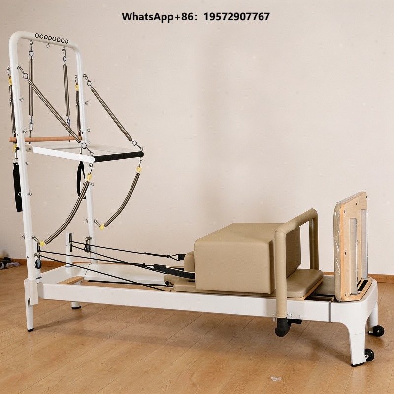 White Pilates Reformer Bed Cor - Pilates Yoga Loft recension och pris