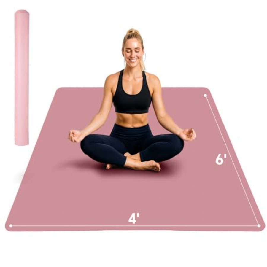 Extra Large Yoga Mat for Home  - Pilates Yoga Mat Thickness recension och pris