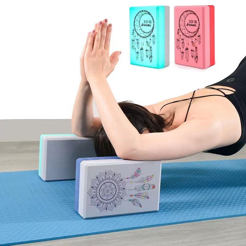 Two Colors EVA Yoga Blocks Gym - Pilates Yoga Block Exercises recension och pris