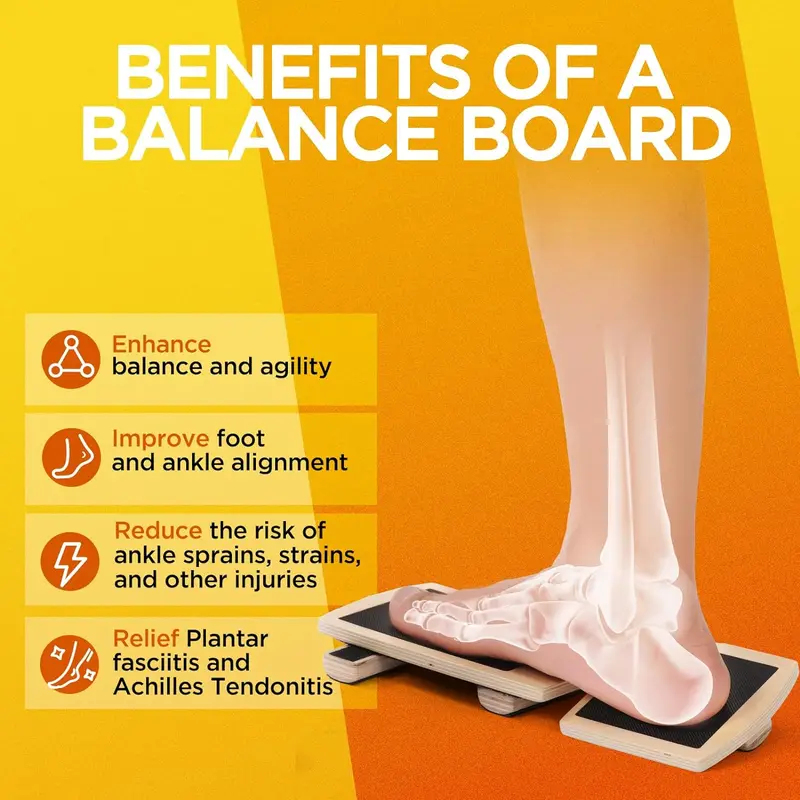 Ankle Balance Board Foot Stren - Pilates Yoga Shoes recension och pris