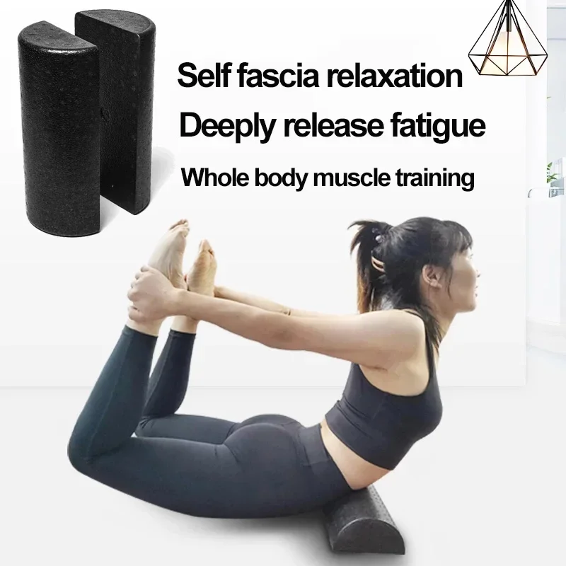 New Half Round Epp Foam Roller - Pilates Yoga Block Exercises recension och pris