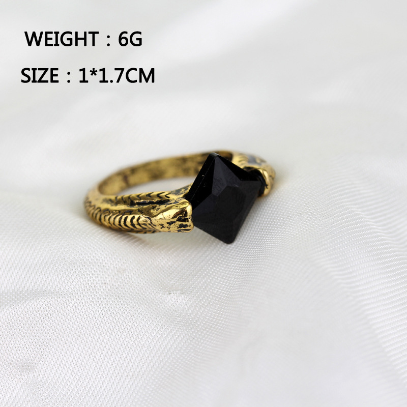 Vintage Horcrux Style Ring wit - Pilates Ring Magic recension och pris