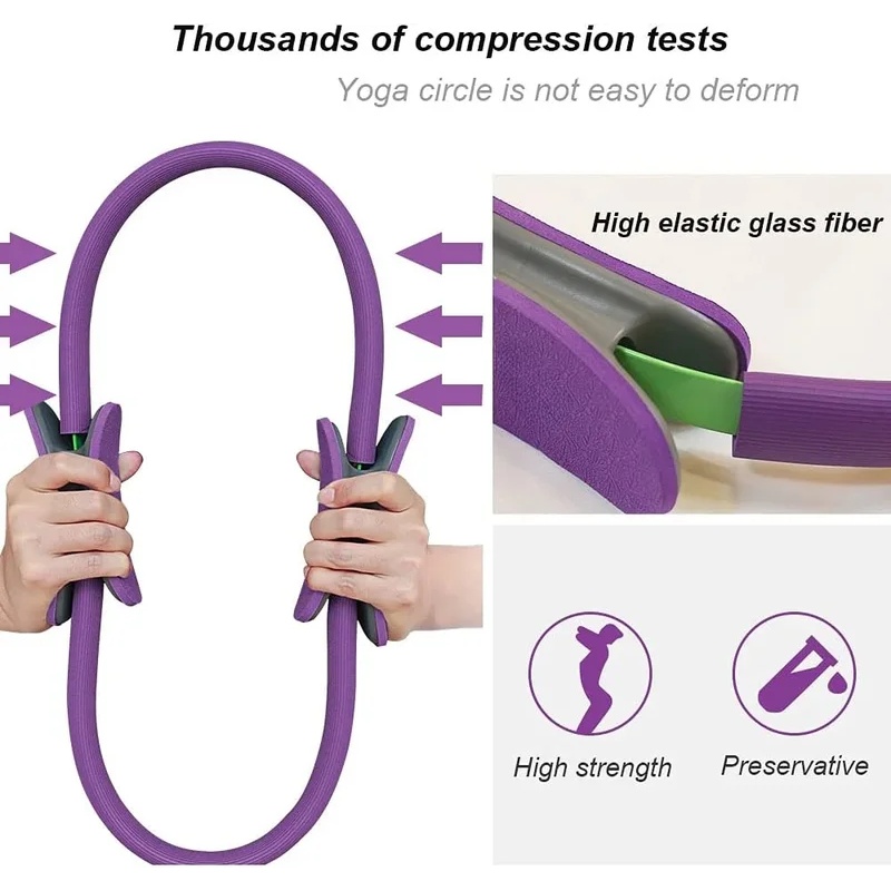 1Pc Non Slip Yoga Pilates Resi - Pilates Ring Magic recension och pris