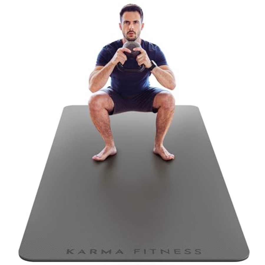 Large Exercise Mat Extra Thick - Pilates Yoga Mat Thickness recension och pris