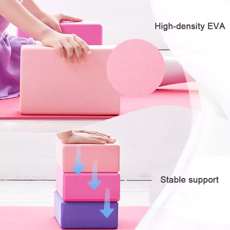 1PC Yoga Building Blocks Cubes - Pilates Yoga Block Exercises recension och pris