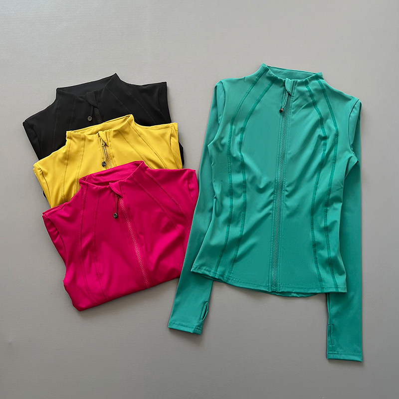Women Full Zip Long Sleeve Ath - Pilates Yoga Jacket recension och pris