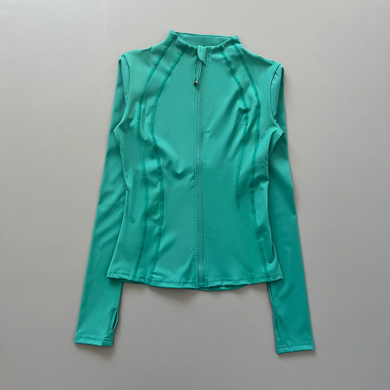 Women Full Zip Long Sleeve Ath - Pilates Yoga Jacket recension och pris
