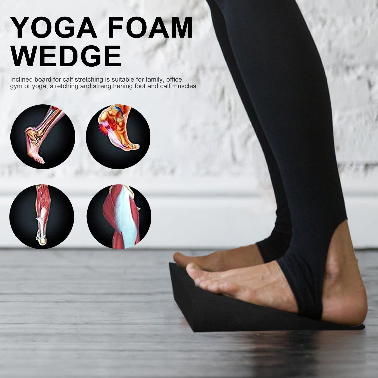 1Pairs Yoga Wedge Blocks EVA F - Pilates Yoga Block Exercises recension och pris