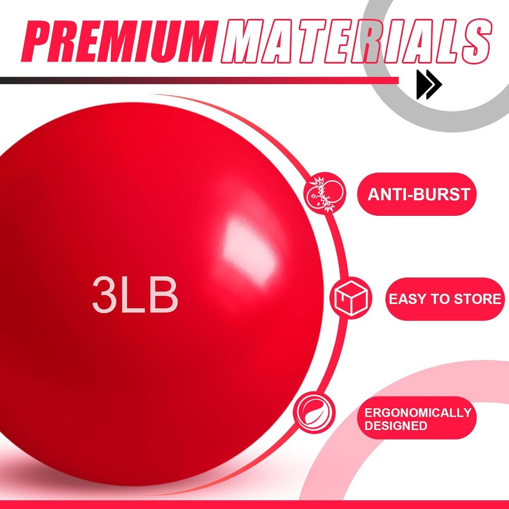 1lb-5lb Weighted Toning Balls  - Pilates Toning Ball recension och pris