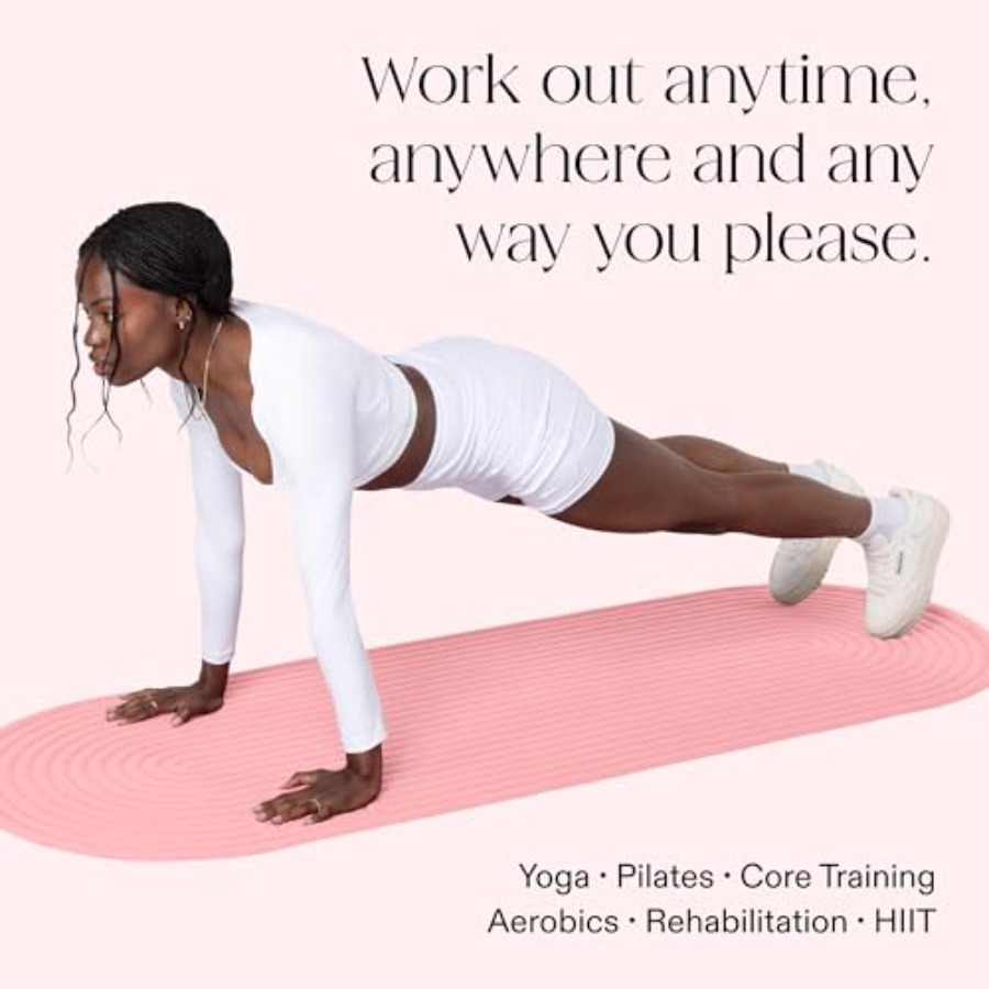 Home gym yoga mat: plush 10mm  - Pilates Yoga Mat Thickness recension och pris