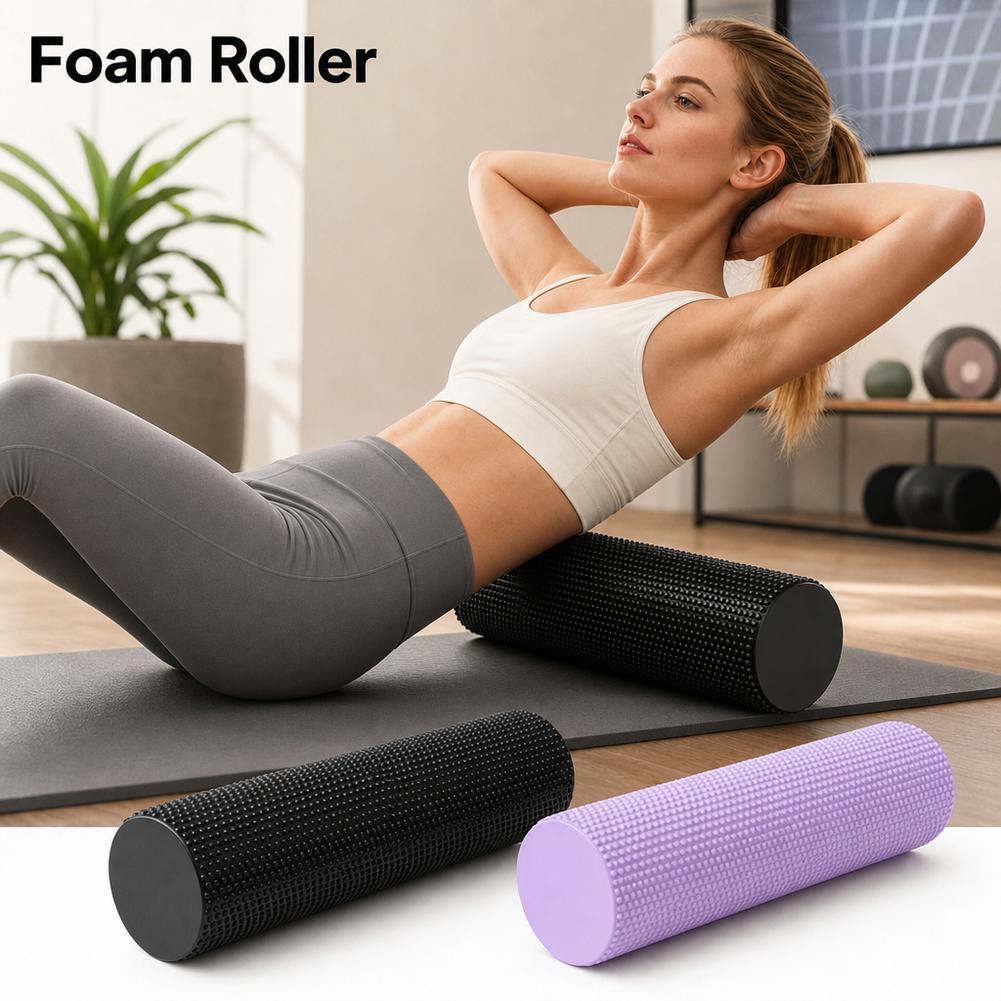 EVA Yoga Foam Roller High Dens - Pilates Yoga Shoes recension och pris