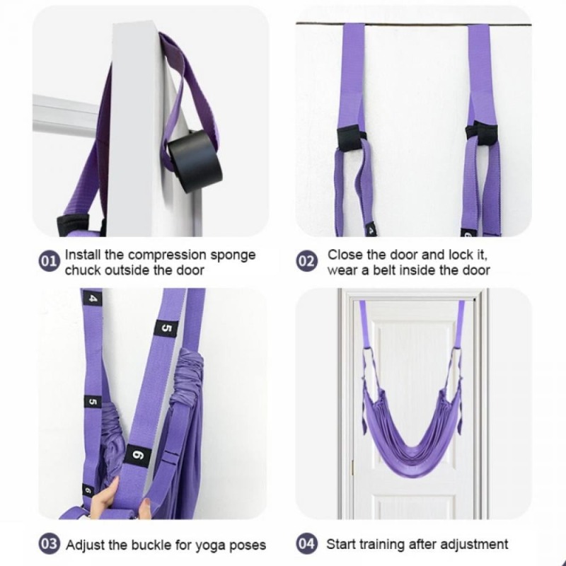 Adjustable Aerial Yoga Hammock - Pilates Yoga Body recension och pris
