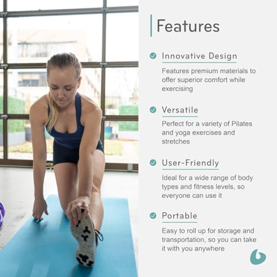 Pilates and yoga mat for studi - Pilates Yoga Mat Thickness recension och pris