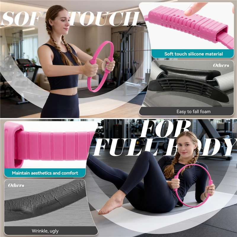 Eco-Friendly Double Handle Sil - Pilates Ring Magic recension och pris