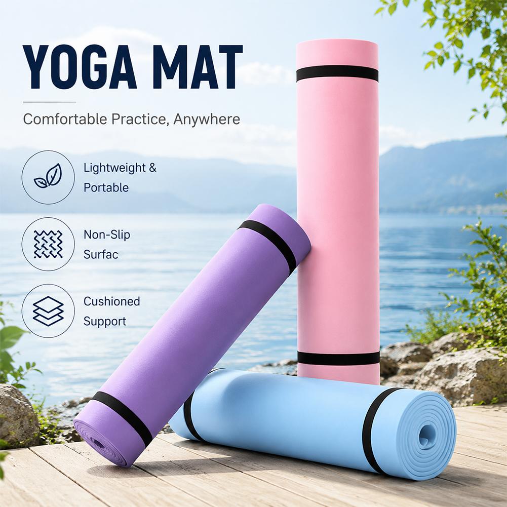 1/2Pcs Thick Yoga Mat Anti-ski - Pilates Yoga Shoes recension och pris