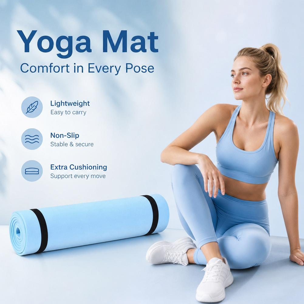 1/2Pcs Thick Yoga Mat Anti-ski - Pilates Yoga Shoes recension och pris