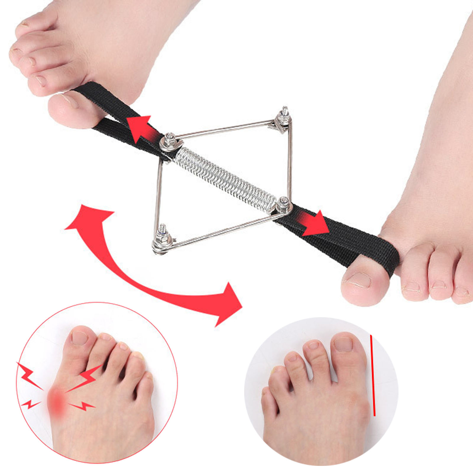 Bunion Corrector Nylon Steel S - Pilates Yoga Wellness recension och pris