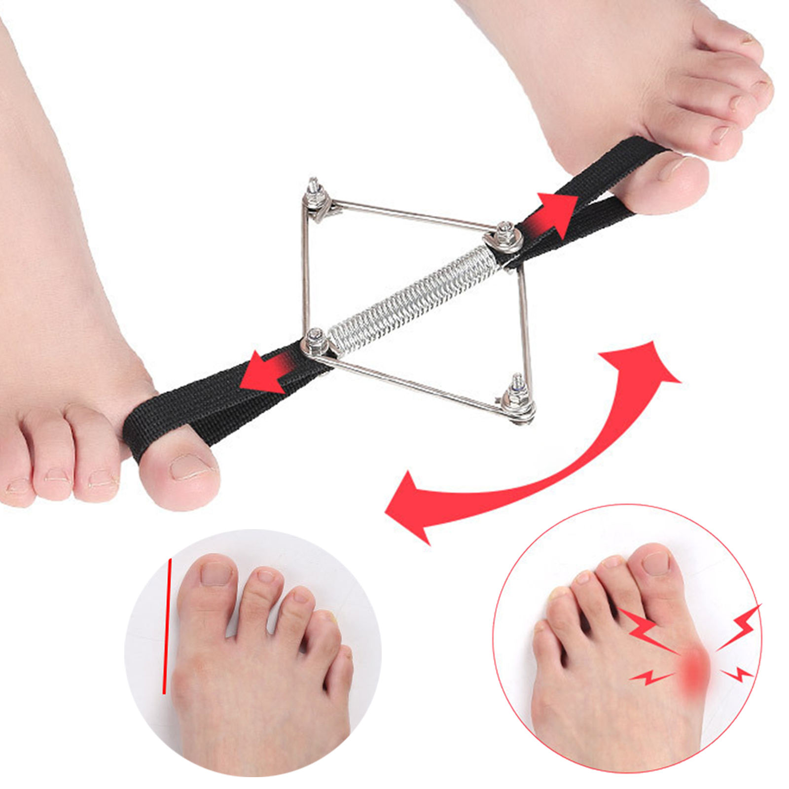 Bunion Corrector Nylon Steel S - Pilates Yoga Wellness recension och pris