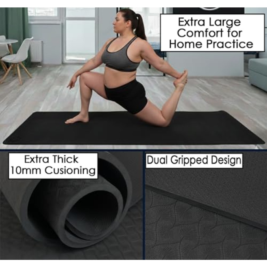 Home workout yoga mat, extra t - Pilates Yoga Mat Thickness recension och pris