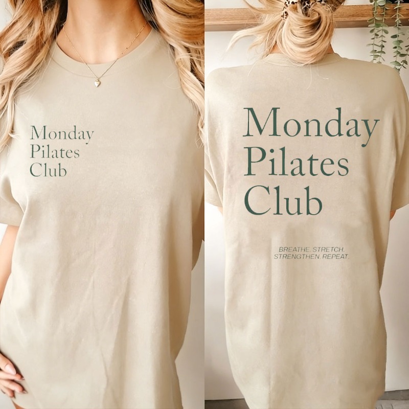 Shirt for Pilates Monday Pilat - Pilates Yoga Wellness recension och pris
